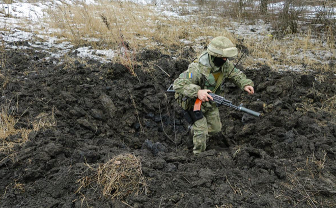 Chính phủ Nga và Ukraine đều đổ lỗi cho nhau trong những cuộc pháo kích ở miền đông Ukraine gần đây. (Ảnh: Bộ Quốc phòng Ukraine)