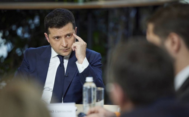 Tổng thống Ukraine Vladimir Zelensky. Ảnh: EPA