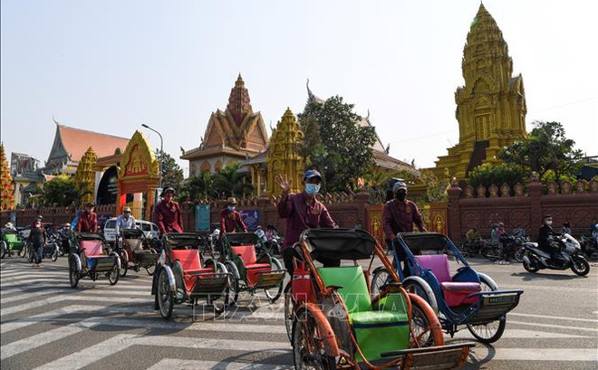 Một đường phố ở thủ đô Phnom Penh, Campuchia. Ảnh tư liệu: AFP/TTXVN