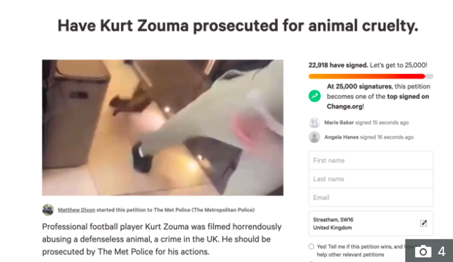 Cả thế giới chống lại Kurt Zouma sau vụ ngược đãi thú nuôi trong nhà - Ảnh 2.