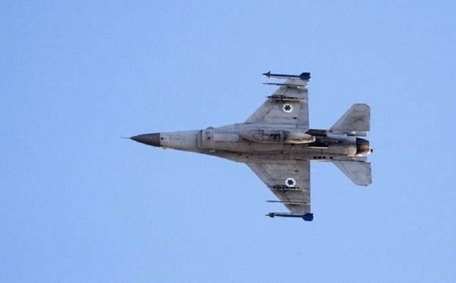 Máy bay Israel tấn công Syria. Ảnh: AFP.