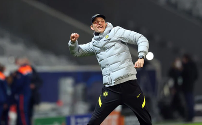 Tuchel ăn mừng chiến thắng