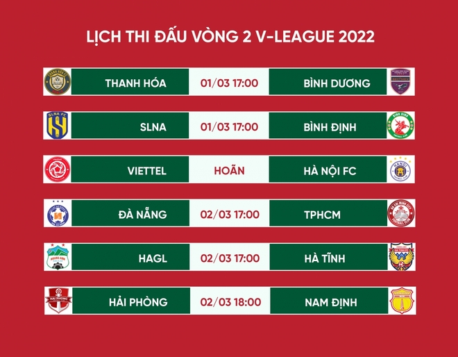 Lịch thi đấu và trực tiếp V-League 2022 hôm nay 2/3: HAGL hoá giải vận đen chủ nhà? - Ảnh 1.