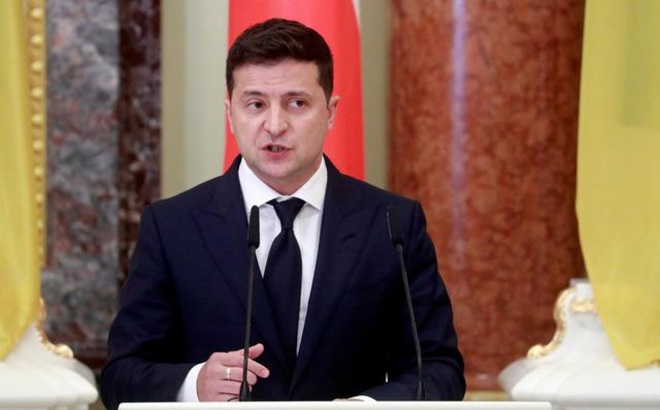 Tổng thống Ukraine Volodymyr Zelensky. Ảnh: Reuters