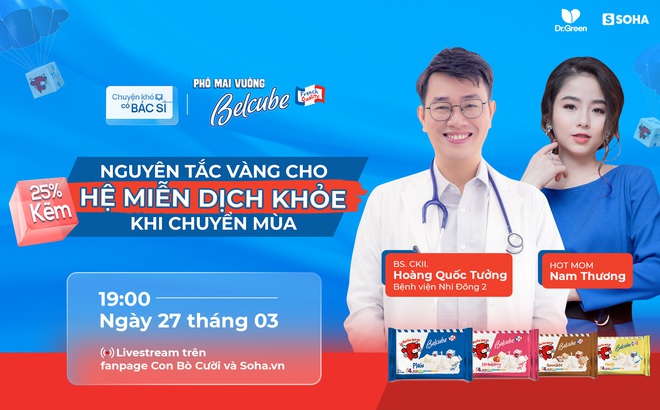 Hãy chuẩn bị cho con một hệ miễn dịch khỏe mạnh để chống lại bệnh tật khi chuyển mùa. Ảnh minh họa