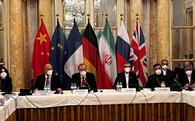Một cuộc đàm phán về chương trình hạt nhân Iran. Ảnh: Reuters.