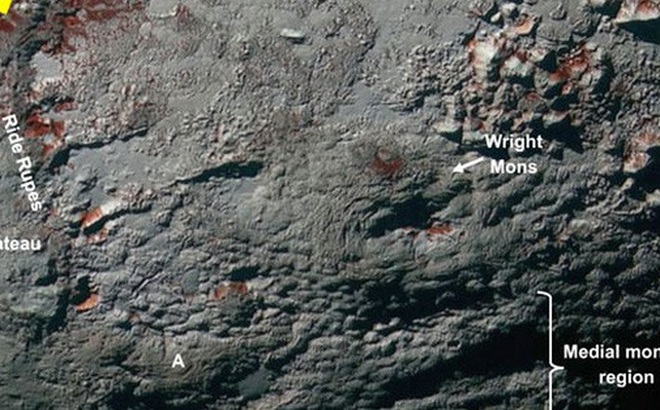 Hệ thống Wright Mons có thể là một hệ thống núi lửa băng cực lớn, hoạt động gần đây