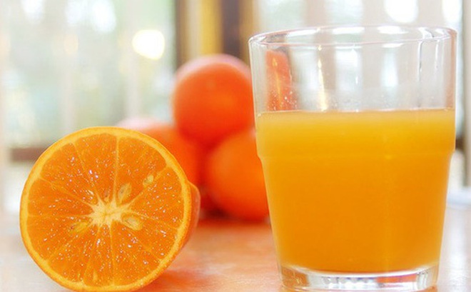 uống nước cam đúng cách