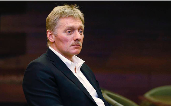 Phát ngôn viên Điện Kremlin Dmitry Peskov. (Ảnh: Tass)