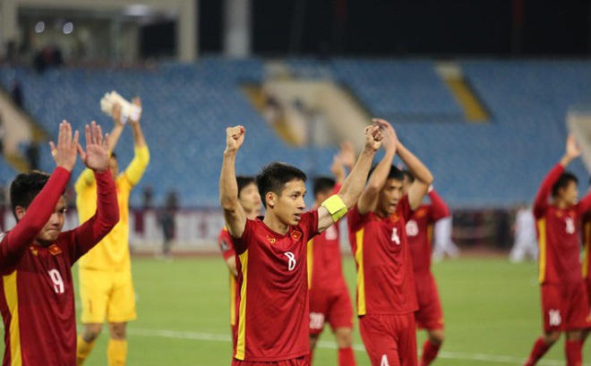 ĐT Việt Nam đã để lại không ít dấu ấn trong lần đầu dự vòng loại ba World Cup. (Ảnh: VFF)