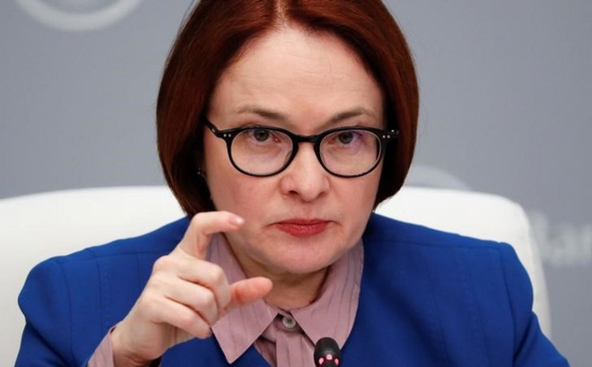 Thống đốc Ngân hàng Trung ương Nga Elvira Nabiullina. Ảnh: Reuters