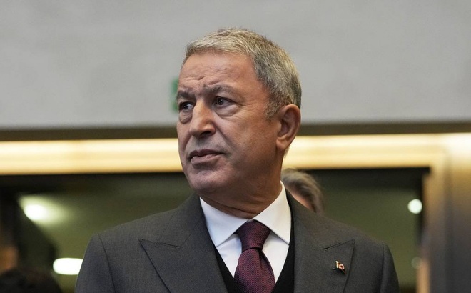 Bộ trưởng Quốc phòng Thổ Nhĩ Kỳ Hulusi Akar. Ảnh: AP