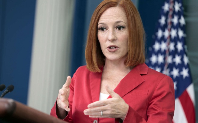 Thư ký Báo chí Nhà Trắng Jen Psaki. Ảnh: Getty