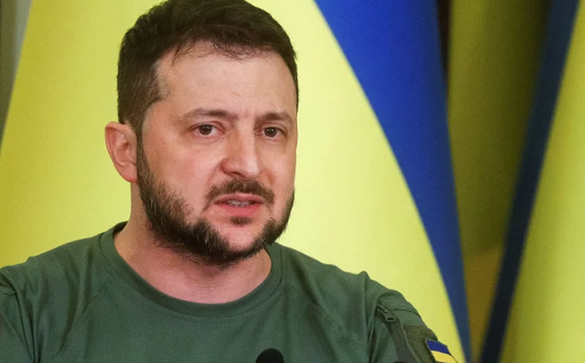 Tổng thống Ukraine Zelensky.