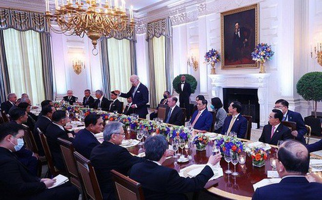 Tổng thống Mỹ Joe Biden bày tỏ vui mừng và hân hạnh được chào đón các nhà Lãnh đạo ASEAN - Ảnh: VGP