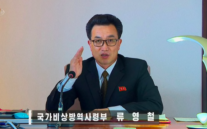 Ông Ryu Yong Chol trở thành gương mặt đại diện cho nỗ lực chống COVID-19 ở Triều Tiên hiện nay. (Ảnh: KRT)