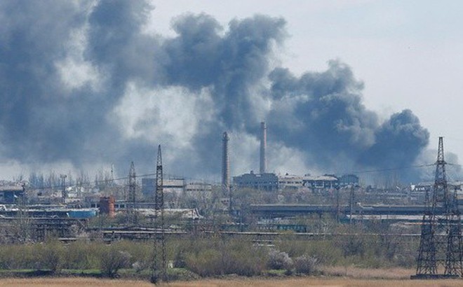 Nhà máy thép Azovstal là nơi giao tranh diễn ra quyết liệt nhiều tháng qua. Ảnh: Reuters