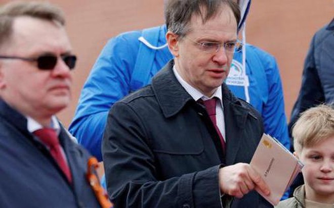 Trưởng đoàn đàm phán Nga Vladimir Medinsky. Ảnh: Reuters