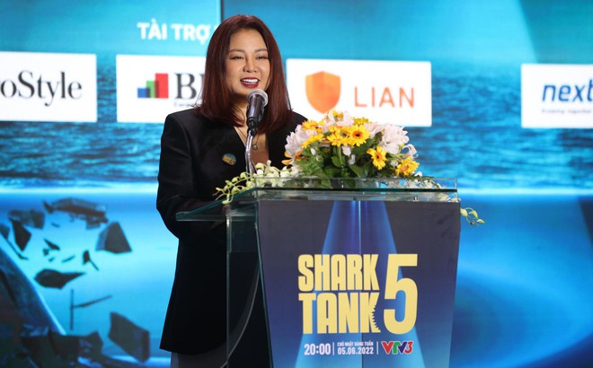 Bà Lê Hạnh, Tổng Giám đốc TV Hub - Nhà sản xuất  chương trình Shark Tank. Ảnh: TV Hub.