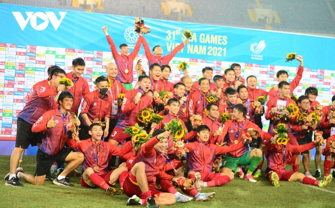 HLV Park Hang Seo vừa cùng U23 Việt Nam giành HCV SEA Games 31. (Ảnh: Dương Thuật)