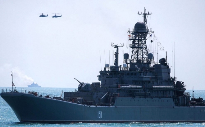 Nga phong tỏa các cảng của Ukraine bên bờ Biển Đen, chặn hoàn toàn ngả xuất khẩu ngũ cốc quan trọng của Kiev ra thế giới. Ảnh: Atlantic Council