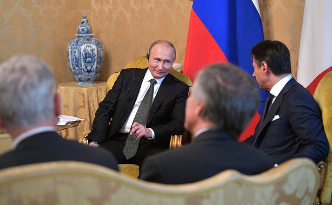 Tổng thống Putin trong một chuyến thăm châu Âu. Ảnh: Điện Kremlin