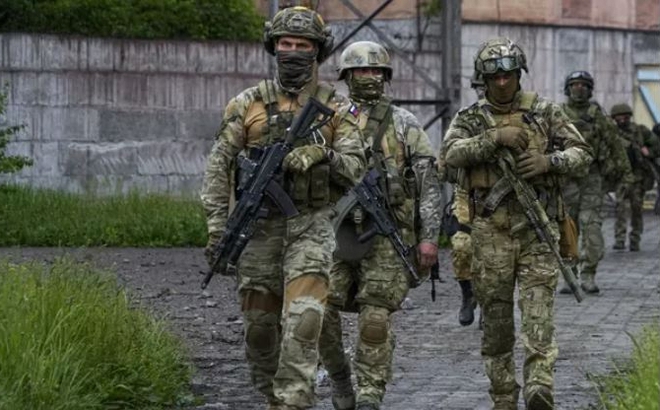 Binh lính Nga tại Ukraine. Ảnh: AP