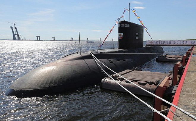 Tàu ngầm Stary Oskol của Nga. Ảnh: Tass.ru