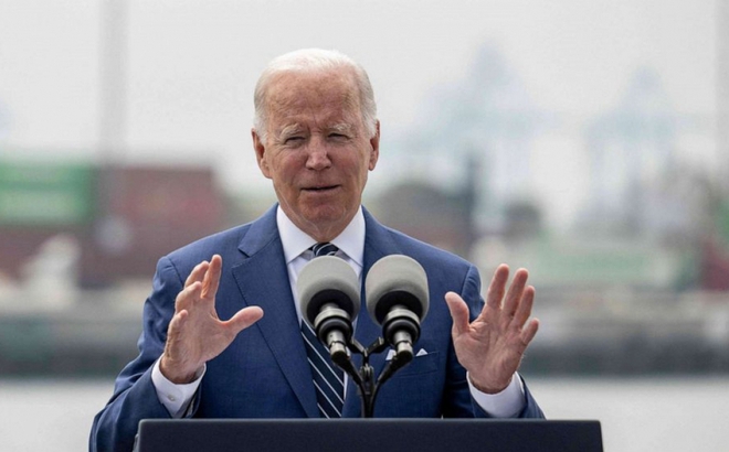 Chính quyền Tổng thống Biden đang đau đầu đối phó với lạm phát. Ảnh: AFP