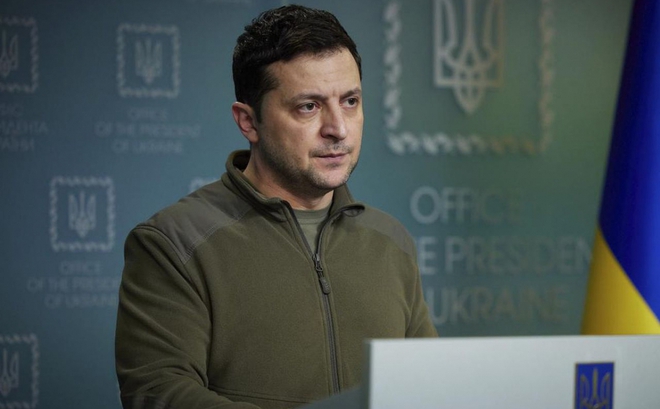 Tổng thống Ukraine Volodymyr Zelensky. Ảnh: Reuters