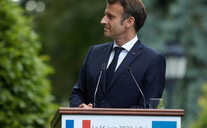 Tổng thống Pháp Emmanuel Macron. Ảnh: Ukrinform