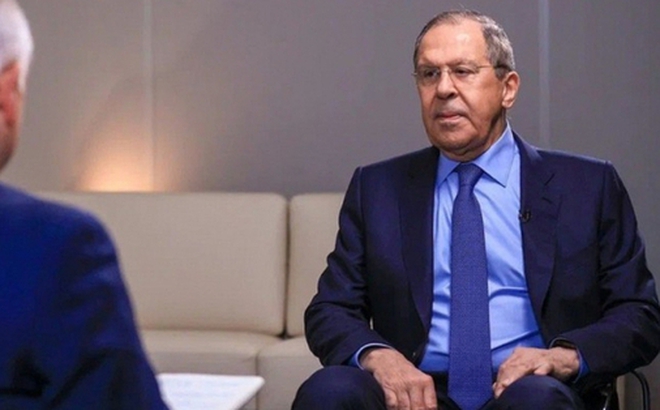 Bộ trưởng Ngoại giao Nga Sergey Lavrov. Ảnh: RT