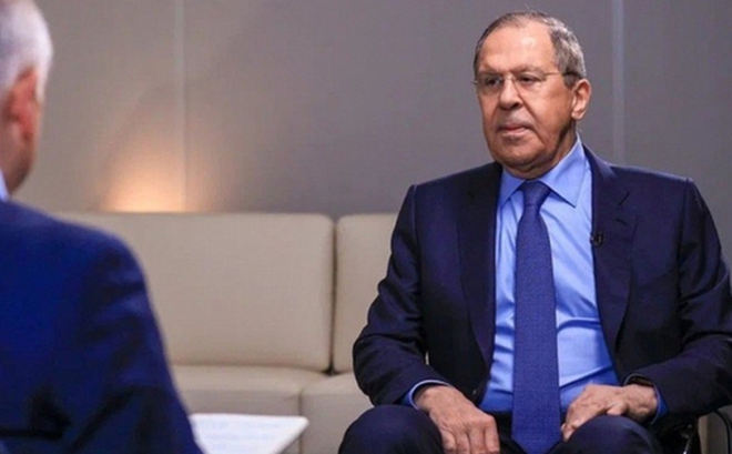 Bộ trưởng Ngoại giao Nga Sergey Lavrov. Ảnh: RT