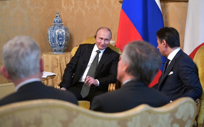 TT Putin trong 1 chuyến thăm châu Âu. Ảnh: Điện Kremlin