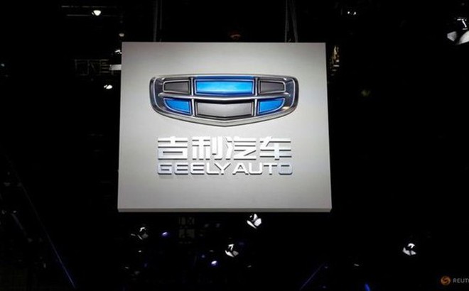 Logo của hãng xe Geely Trung Quốc. (Ảnh: Reuters)