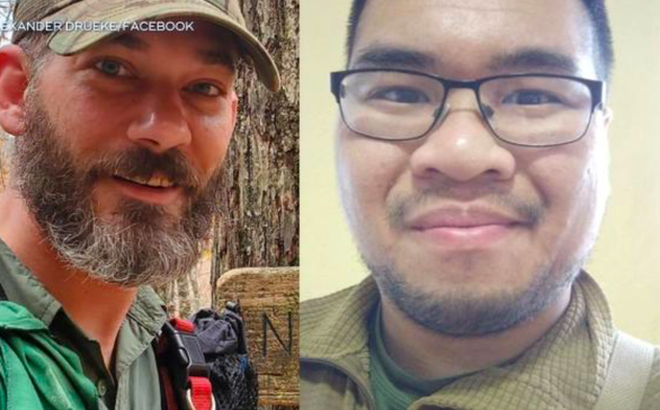 Hai công dân Mỹ Alexander Drueke và Andy Huynh đang bị Nga bắt giữ.