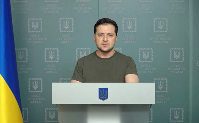 Tổng thống Ukraine Volodymyr Zelensky. Ảnh: Reuters