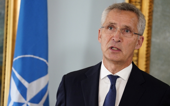 Tổng thư ký NATO Jens Stoltenberg. Ảnh: Reuters