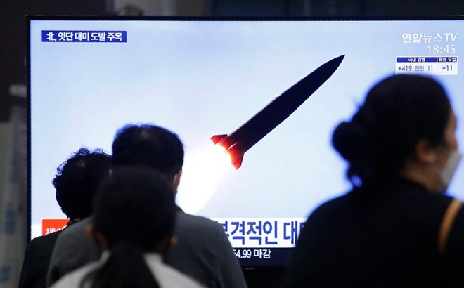 Hàn Quốc phản ánh về 1 vụ phóng tên lửa của Triều Tiên. Ảnh: TimesofIsrael.