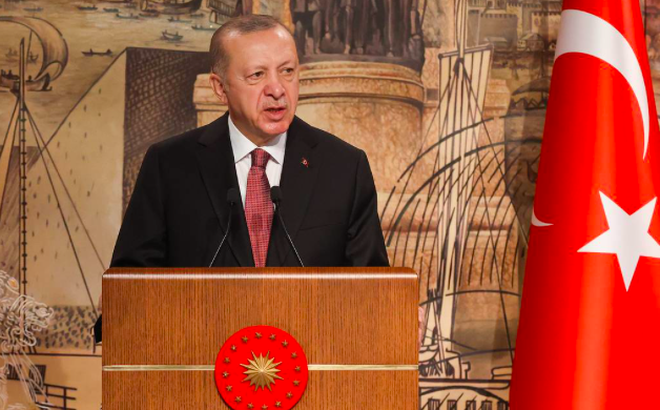 Tổng thống Thổ Nhĩ Kỳ Tayyip Erdogan. (Ảnh: Tass).