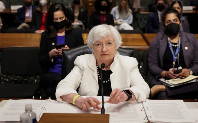 Bộ trưởng Tài chính Mỹ Janet Yellen hôm 7-6 cho rằng ​​lạm phát dự kiến vẫn ở mức cao. Ảnh: Reuters