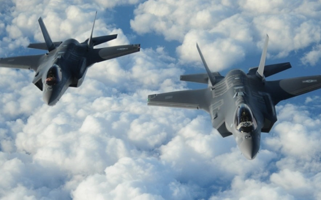 2 chiến đấu cơ F-35 của Israel.