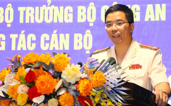 Tân giám đốc Công an tỉnh Hà Tĩnh Nguyễn Hồng Phong.