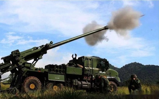 Ukraine được cho là sử dụng pháo Caesar tấn công Đảo Rắn (Ảnh: VCG).