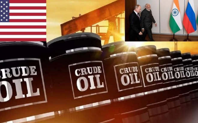 Ảnh minh họa về mối quan hệ giữa Mỹ, Ấn Độ, và Nga trong lĩnh vực dầu mỏ. Nguồn ảnh: 10TV.
