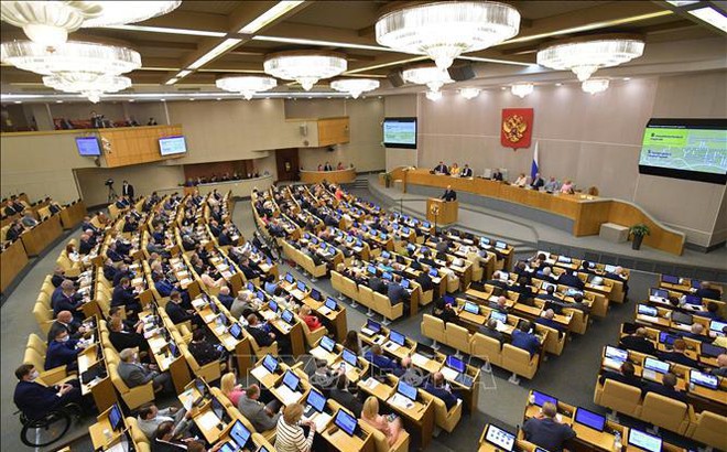 Quang cảnh một phiên họp Duma quốc gia Nga tại Moskva. Ảnh tư liệu: AFP/TTXVN
