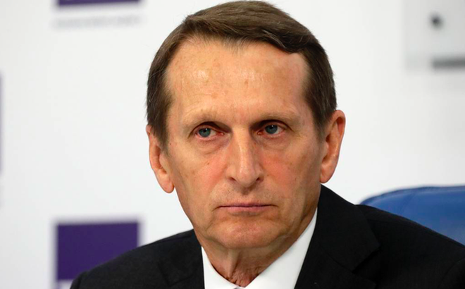 Giám đốc cơ quan tình báo nước ngoài Nga Sergey Naryshkin. (Ảnh: Tass)