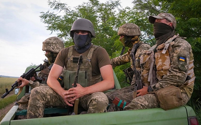 Lính đặc nhiệm Ukraine. Ảnh: AP.