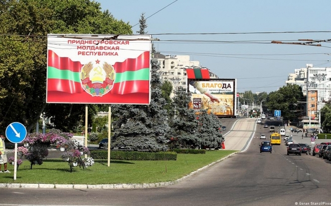 Một tuyến phố ở Transnistria. Ảnh: DW