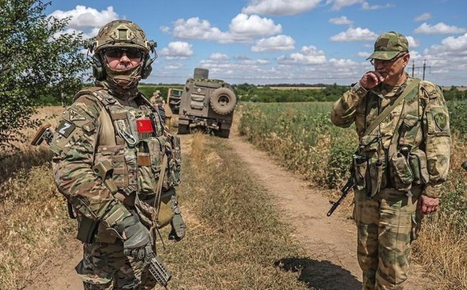 Quân đội Nga trên chiến trường Donetsk. Ảnh South Front